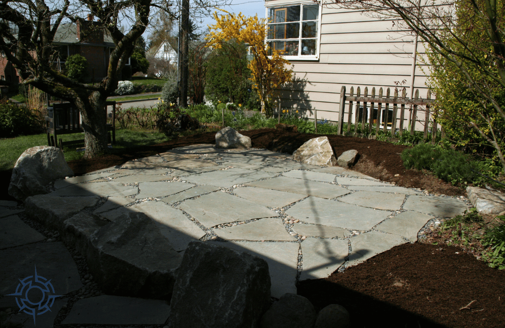 stone patio